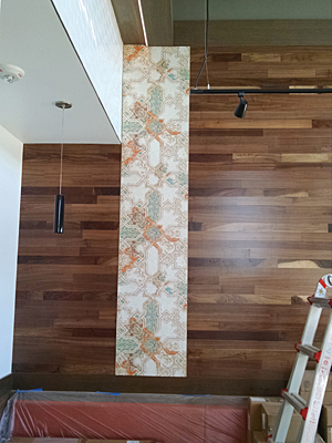 Tacoma, Gig Harbor, Seattle area wallcovering, wallpaper, and mural installation