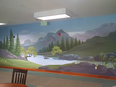 Tacoma, Gig Harbor, Seattle area wallcovering, wallpaper, and mural installation.