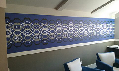 Tacoma, Gig Harbor, Seattle area wallcovering, wallpaper, and mural installation.