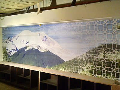 Tacoma, Gig Harbor, Seattle area wallcovering, wallpaper, and mural installation.