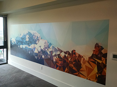 Tacoma, Gig Harbor, Seattle area wallcovering, wallpaper, and mural installation.