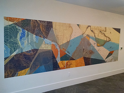 Tacoma, Gig Harbor, Seattle area wallcovering, wallpaper, and mural installation.