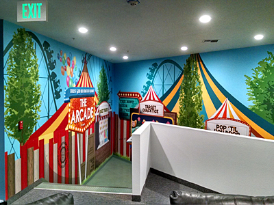 Tacoma, Gig Harbor, Seattle area wallcovering, wallpaper, and mural installation.