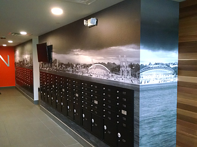 Tacoma, Gig Harbor, Seattle area wallcovering, wallpaper, and mural installation.