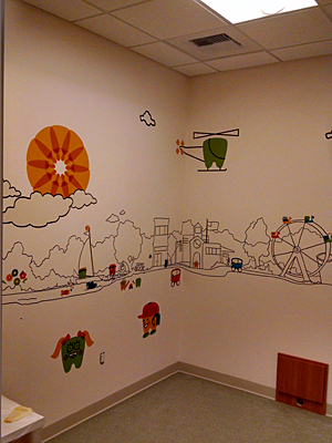 Tacoma, Gig Harbor, Seattle area wallcovering, wallpaper, and mural installation.