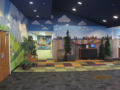 Seattle area wallcovering and mural installation