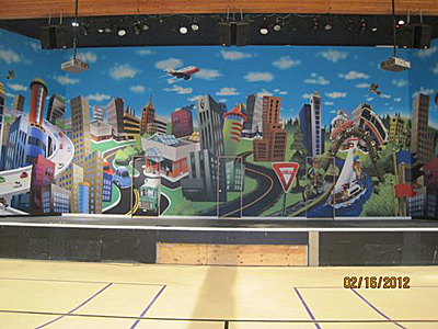 Seattle area wallcovering and mural installation