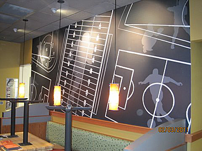 Seattle area wallcovering and mural installation