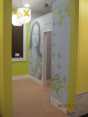 Tacoma, Gig Harbor, Seattle area wallcovering, wallpaper, and mural installation.