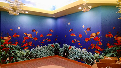 Tacoma, Gig Harbor, Seattle area wallcovering, wallpaper, and mural installation.