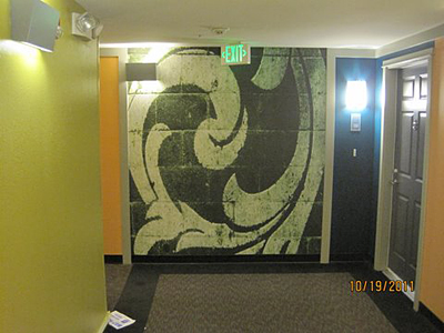 Seattle area wallcovering and mural installation